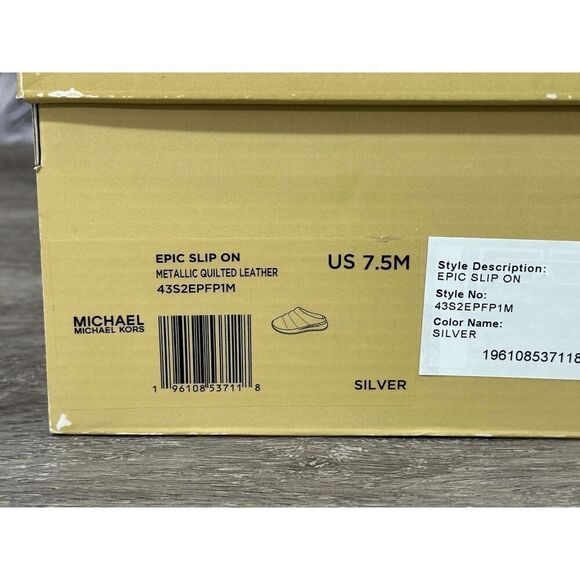 MICHAEL Michael Kors Women's Epic Slip On Mule Sneakers - Metallic 7.5M - Picture 5 of 7